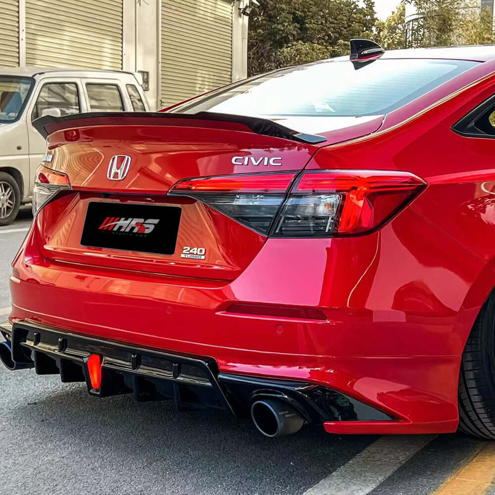 2022-25 Honda Civic 11th Gen Sedan Trunk Spoiler - V1 By