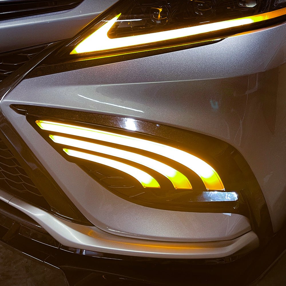 HRS 2021 24 Toyota Camry DRLs with LED Fog Lights