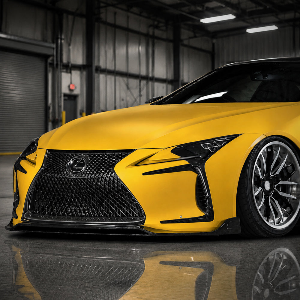 2018-2026 Lexus LC500 Front Bumper Canards | The Elite Series