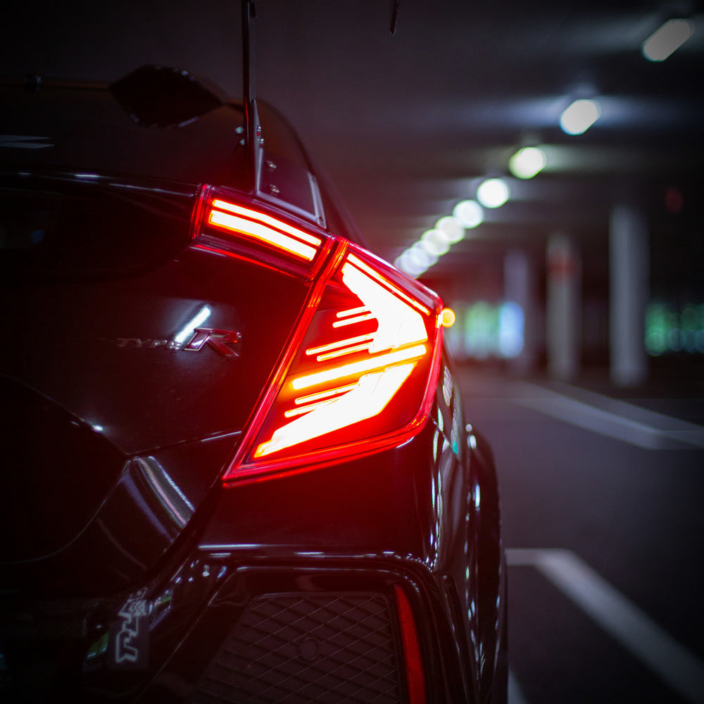 HRS 2017-21 Honda Civic 10th Gen Hatchback FK7 FK8 LED Tail Lights