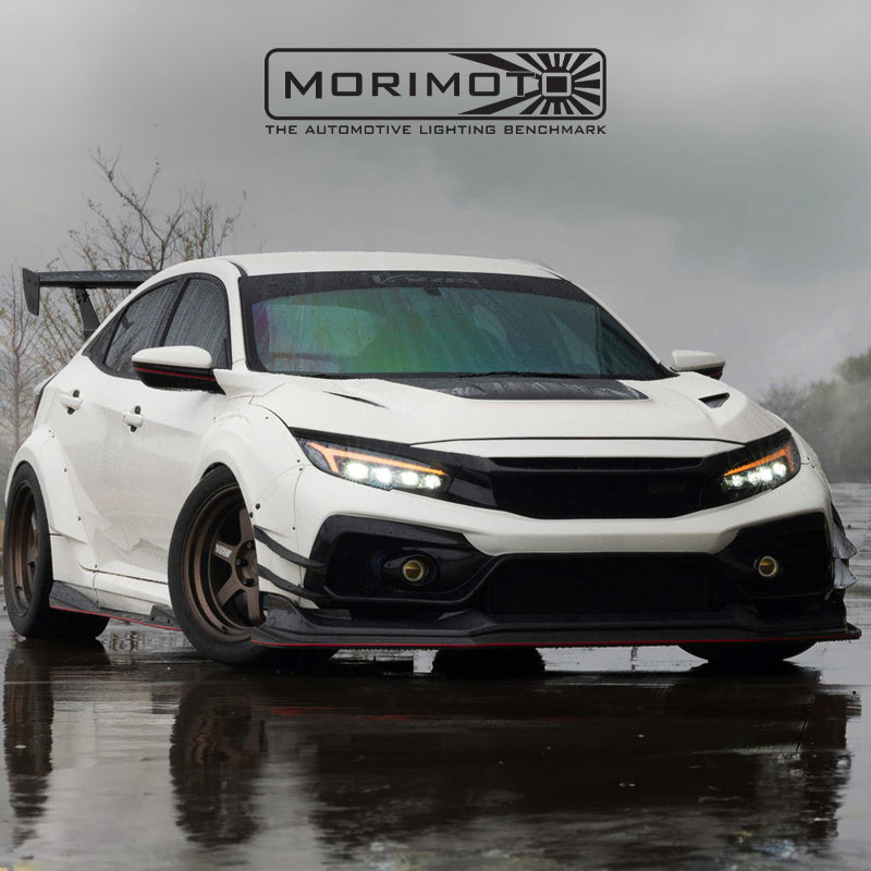 2017-2021 Honda Civic Hatchback XB LED Headlights by Morimoto | HiRev Sports
