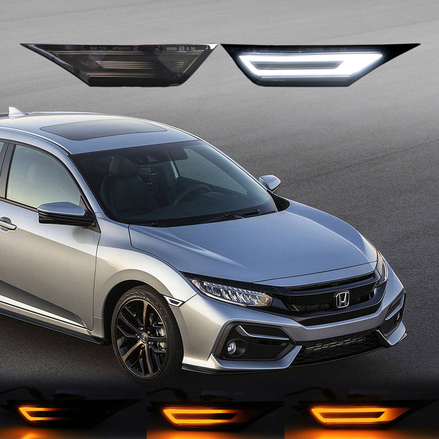 2017-2020 Honda Civic Hatchback FK7 FK8 LED Side Reflectors V2 | HiRev Sports