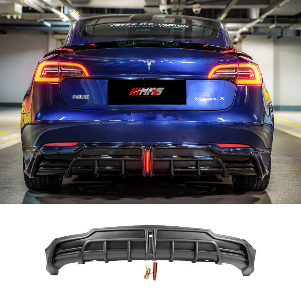 
                  
                    2017-21 Tesla Model 3 Rear Diffuser By YOFER
                  
                