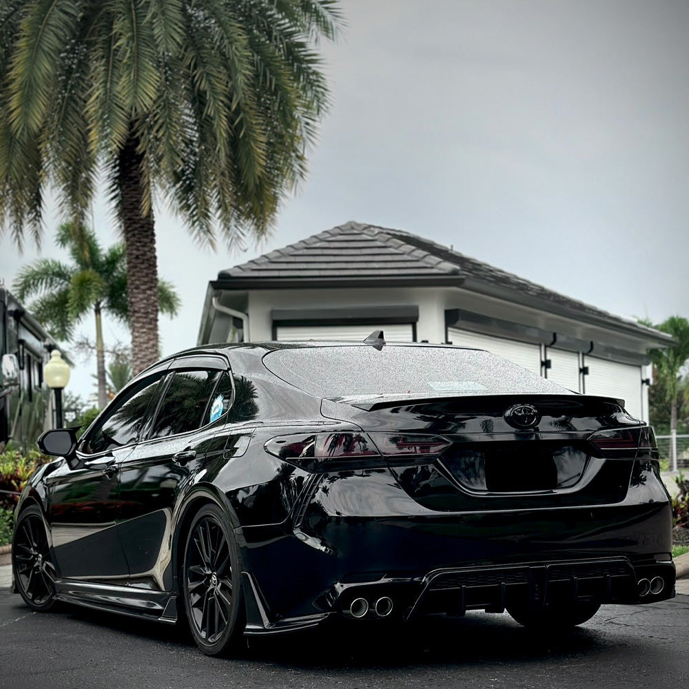 2018-2024 Toyota Camry Rear Diffuser by Yofer – Gloss Black | HiRev ...