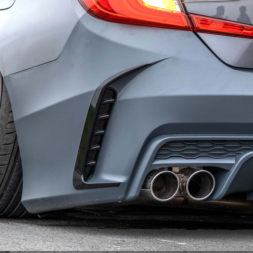 Fit For Honda Accord Yofer 2018-22 Rear Black Bumper Diffuser Lip Fit For Honda Accord Yofer 2018-22 Rear Black Bumper Diffuser Lip