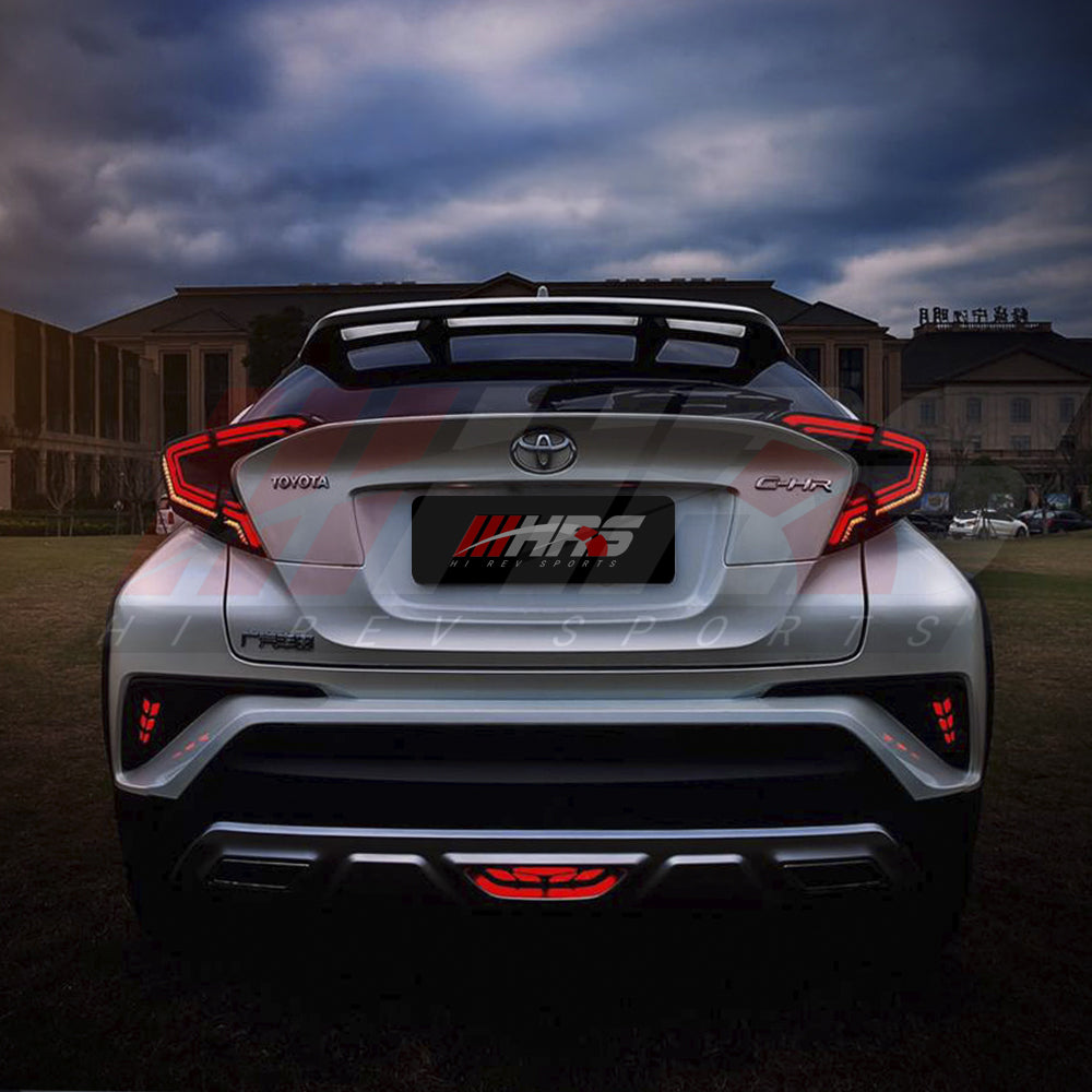 HRS - 2018-20 Toyota C-HR LED Tail Lights - Smoke - OPEN BOX