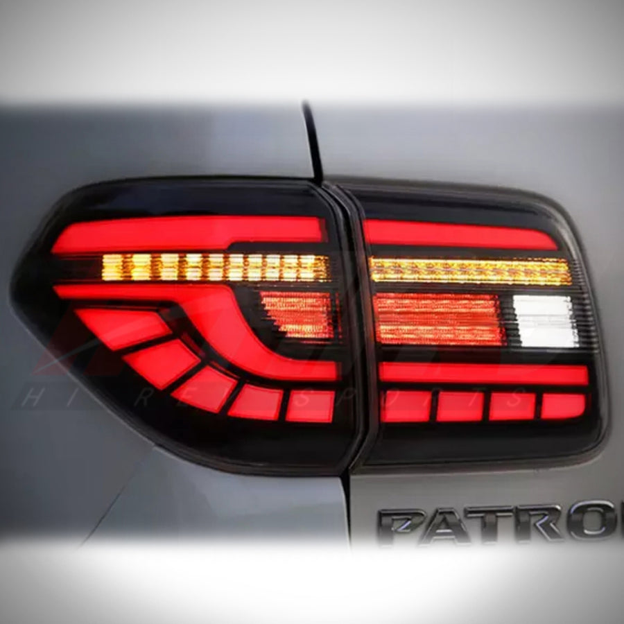 2017-2020 Nissan Armada Patrol LED Tail Lights Open Box | HiRev Sports