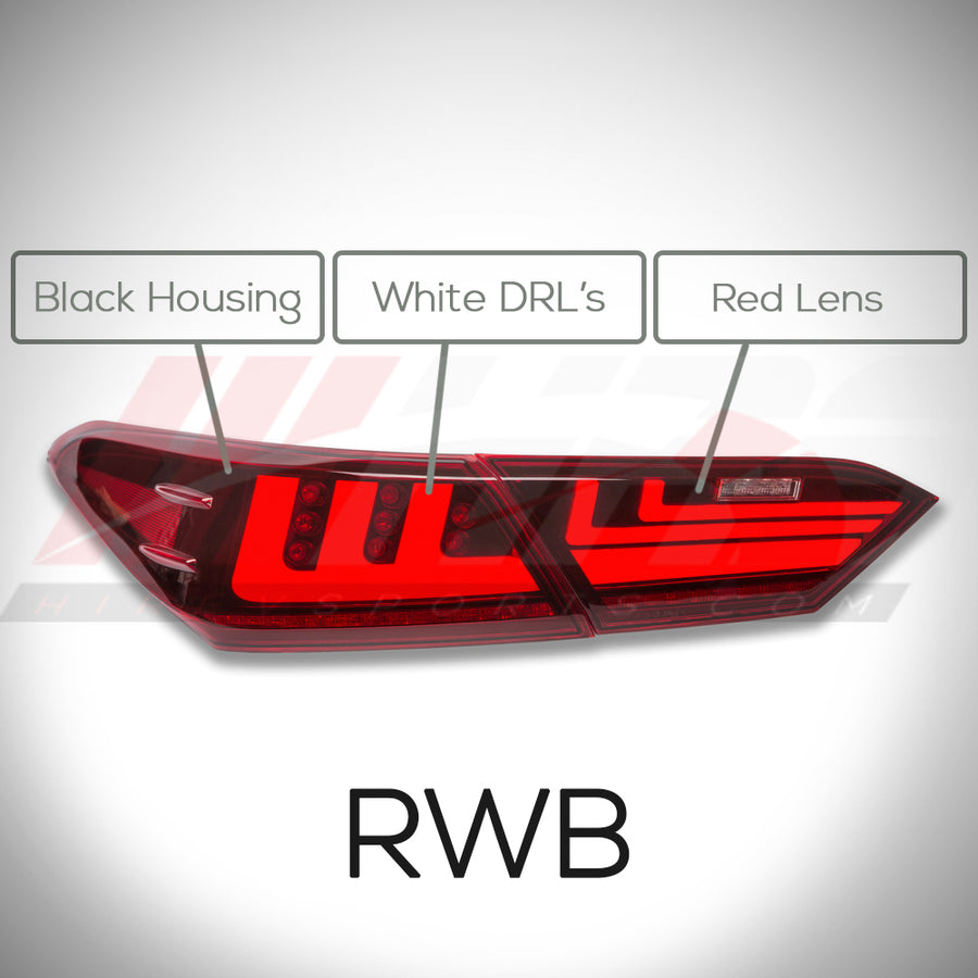 2018-2024 Toyota Camry Lexus Style LED Tail Lights V2 | HiRev Sports
