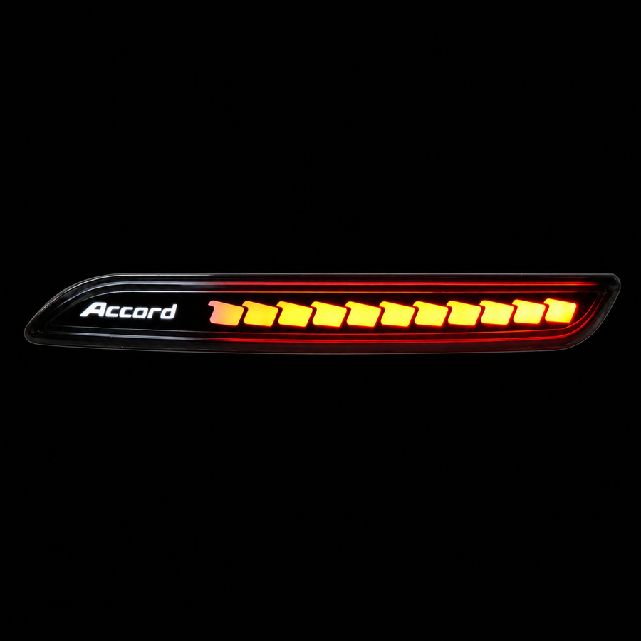 2023-2026 Honda Accord 11th Gen rear bumper LED reflectors V4 | HiRev Sports