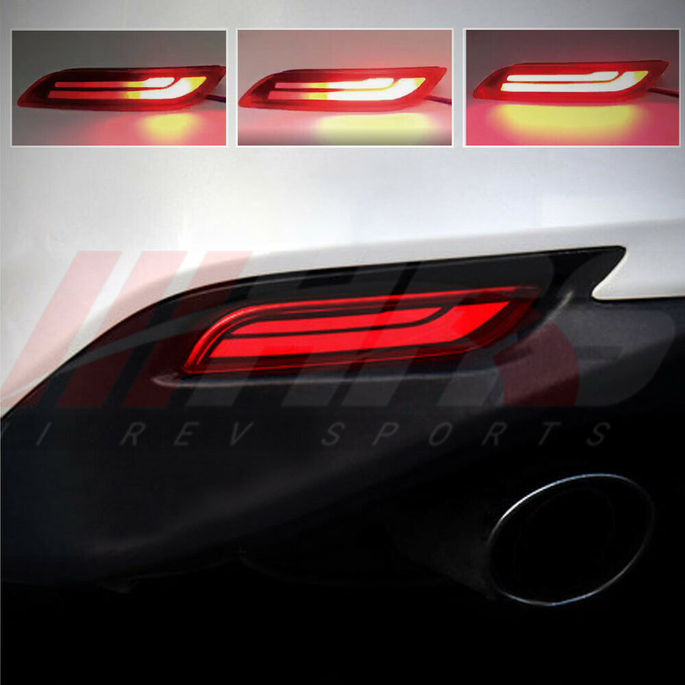 HRS 2018-24 Toyota Camry Rear LED Reflectors Sequential V1