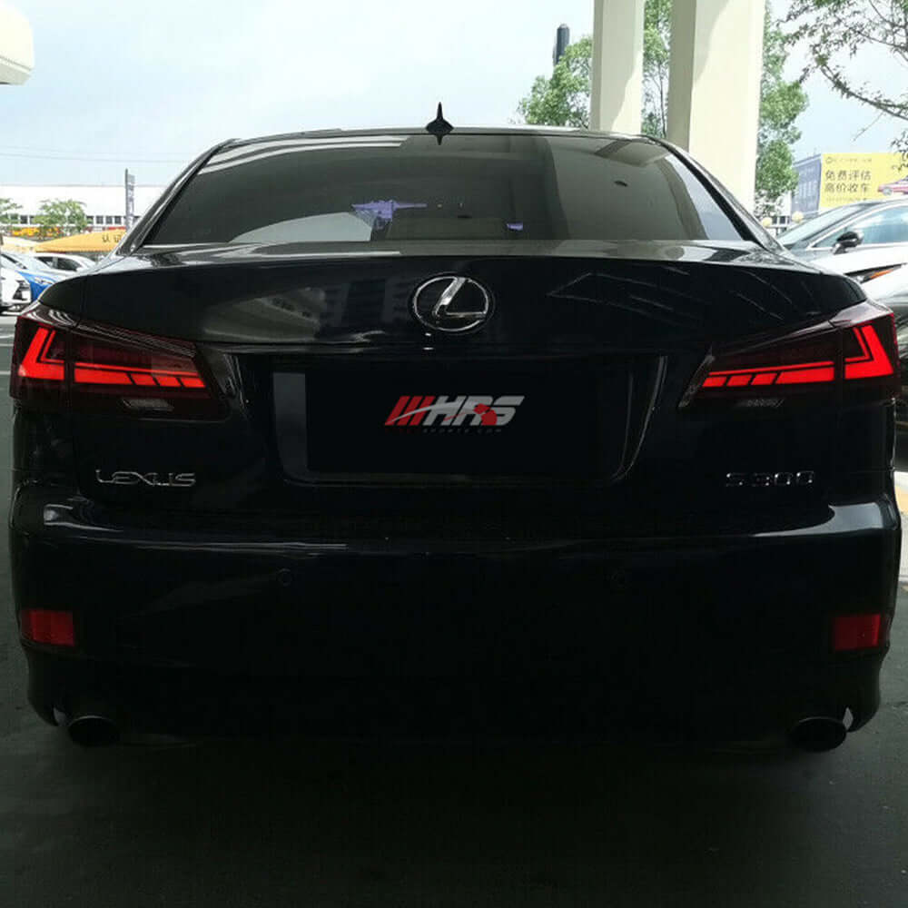 Lexus is LEDテールライト ブラック 2007-2013 Lexus IS Series LED Tail Lights | HiRev Sports – HIREV
