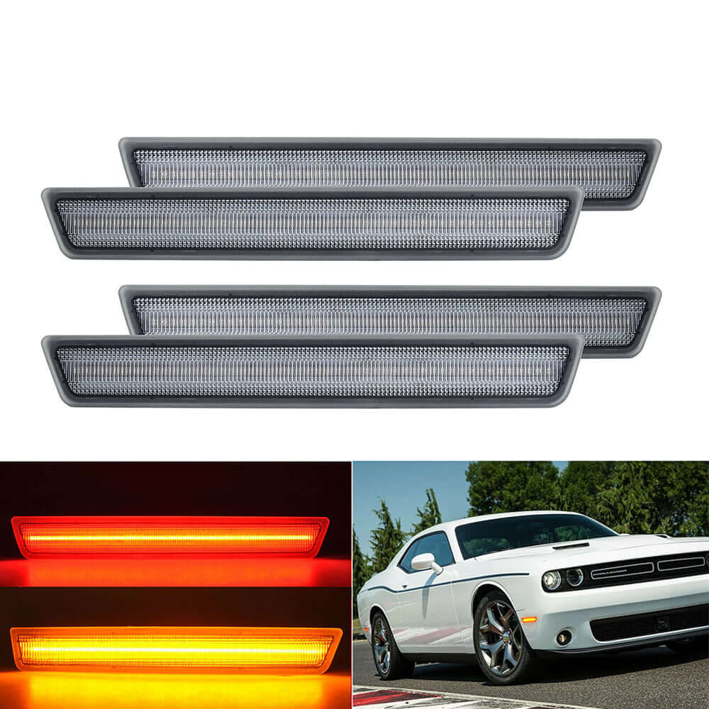 2015-2023 Dodge Challenger LED Side Reflectors / Marker Lights | HiRev ...