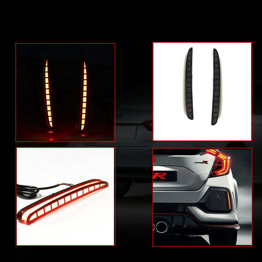 2017-2021 Honda Civic Hatchback FK7 FK8 LED Reflectors V2 | HiRev Sports