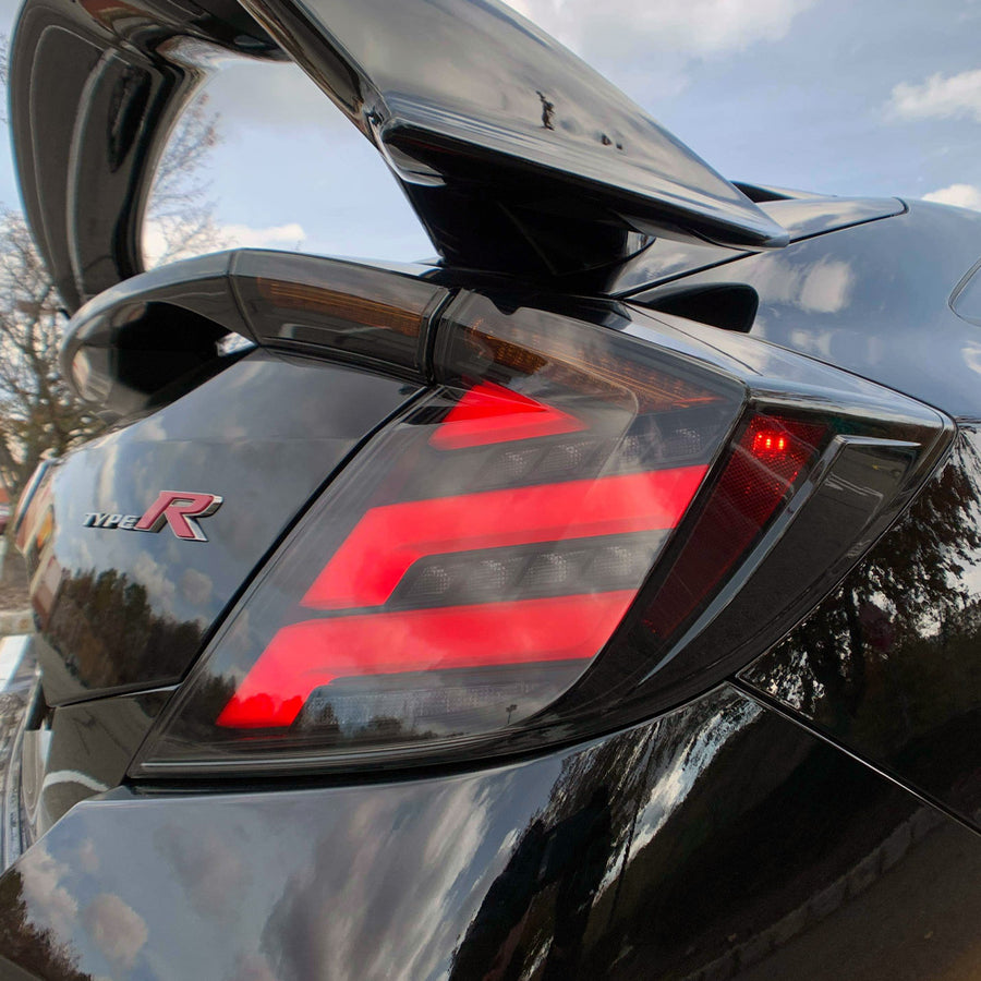 2017-2021 Honda Civic Hatchback FK7 FK8 LED Tail Lights V2 | HiRev Sports