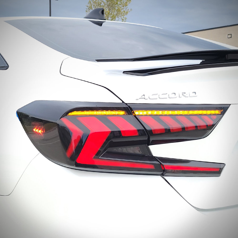 
                      
                        HRS 2018-22 Honda Accord LED Tail Lights - The Crown Series - OPEN BOX
                      
                    