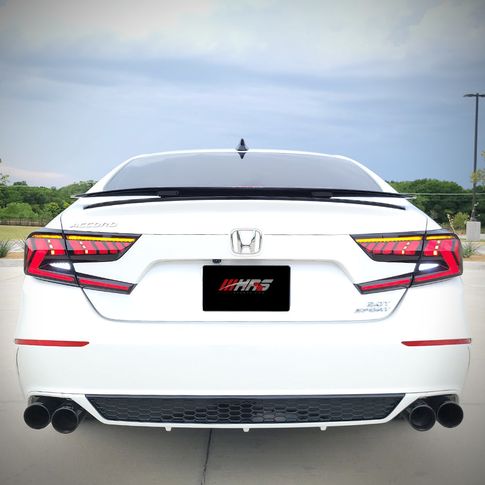
                      
                        HRS 2018-22 Honda Accord LED Tail Lights - The Crown Series - OPEN BOX
                      
                    