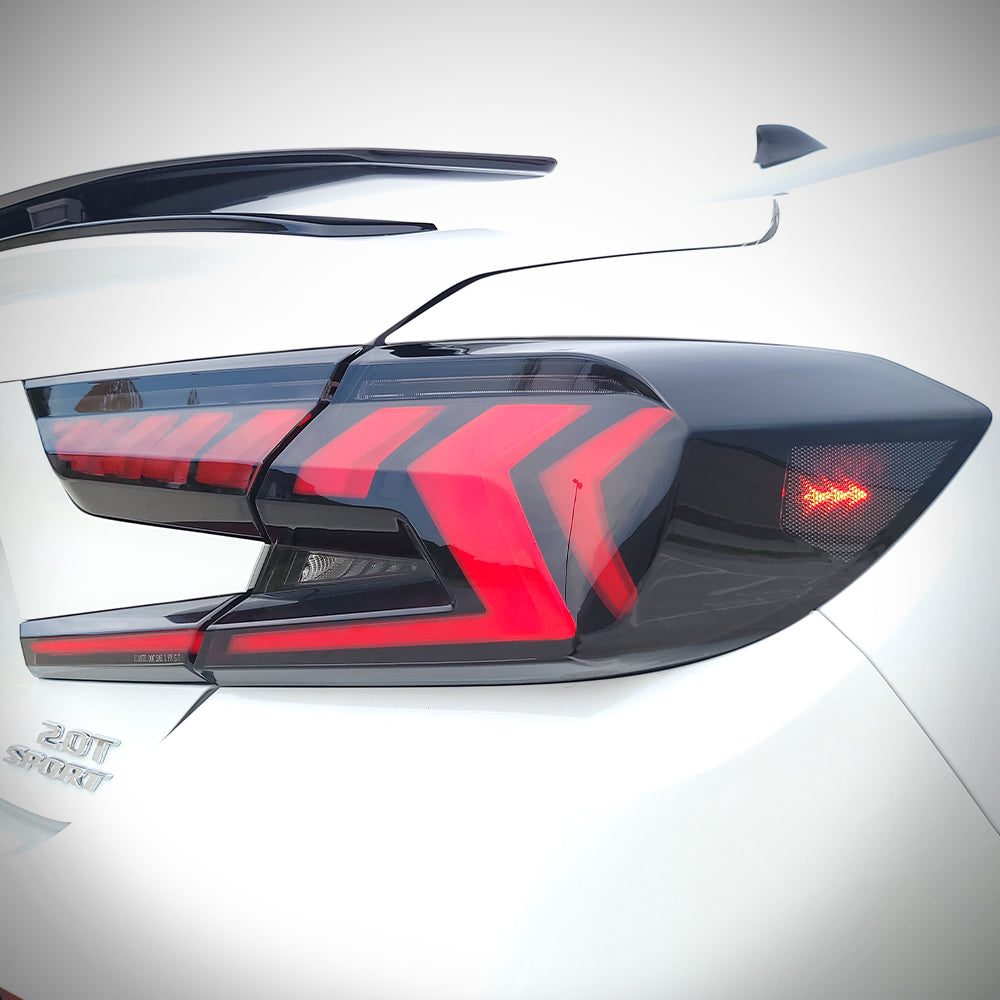 
                      
                        HRS 2018-22 Honda Accord LED Tail Lights - The Crown Series - OPEN BOX
                      
                    