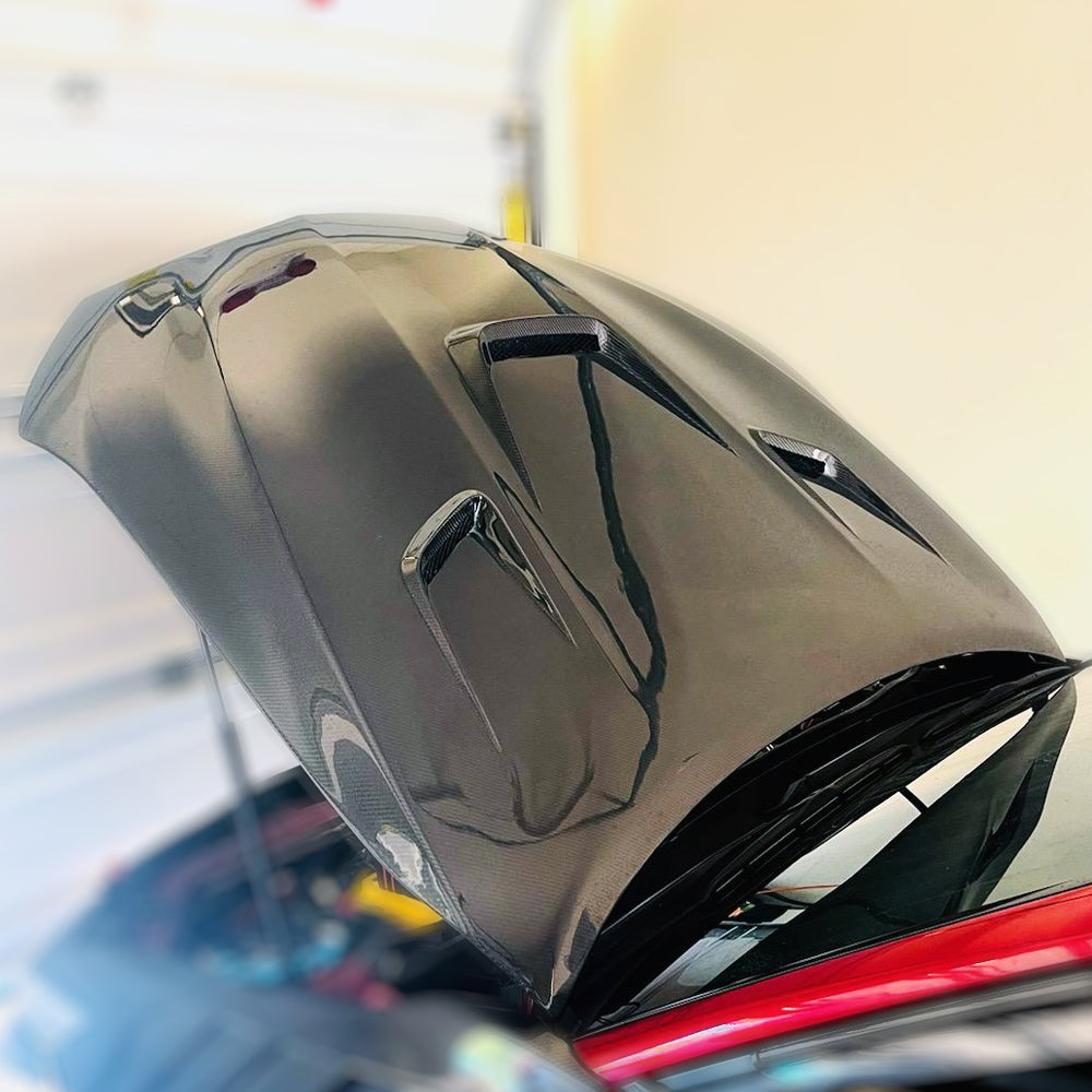 
                      
                        HRS 2018-24 Toyota Camry Carbon Fiber Hood Sema Style
                      
                    