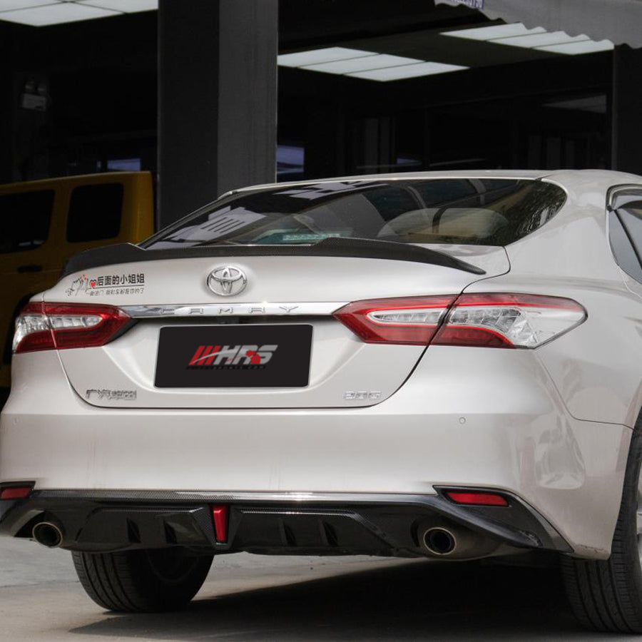 2018-2024 Toyota Camry Carbon Fiber JDM Style Trunk Spoiler | HiRev Sports