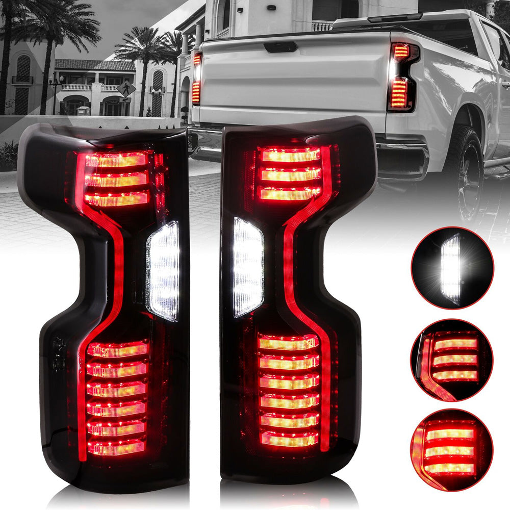 HRS 2019-22 Chevrolet Silverado LED Tail Lights