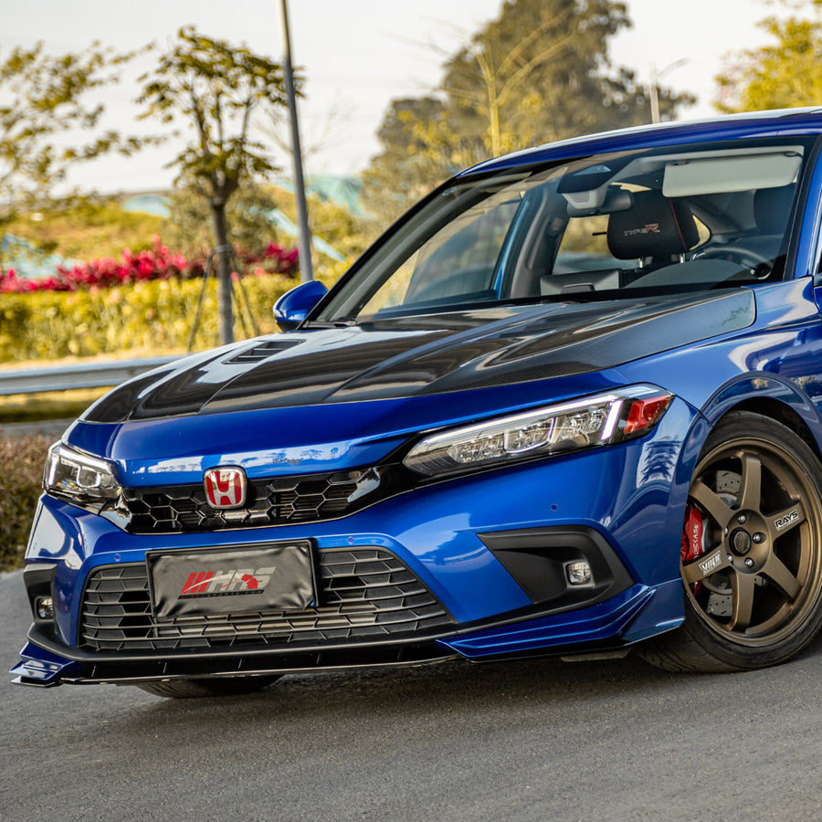 2022-2024 Honda Civic 11th Gen Front Lip V3 5 Piece | HiRev Sports
