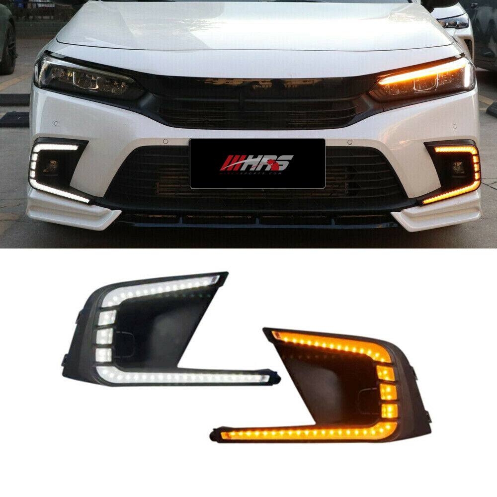 HRS - 2022-23 Honda Civic 11th Gen Sedan/Hatchback DRL Plus Fog Lights - V1