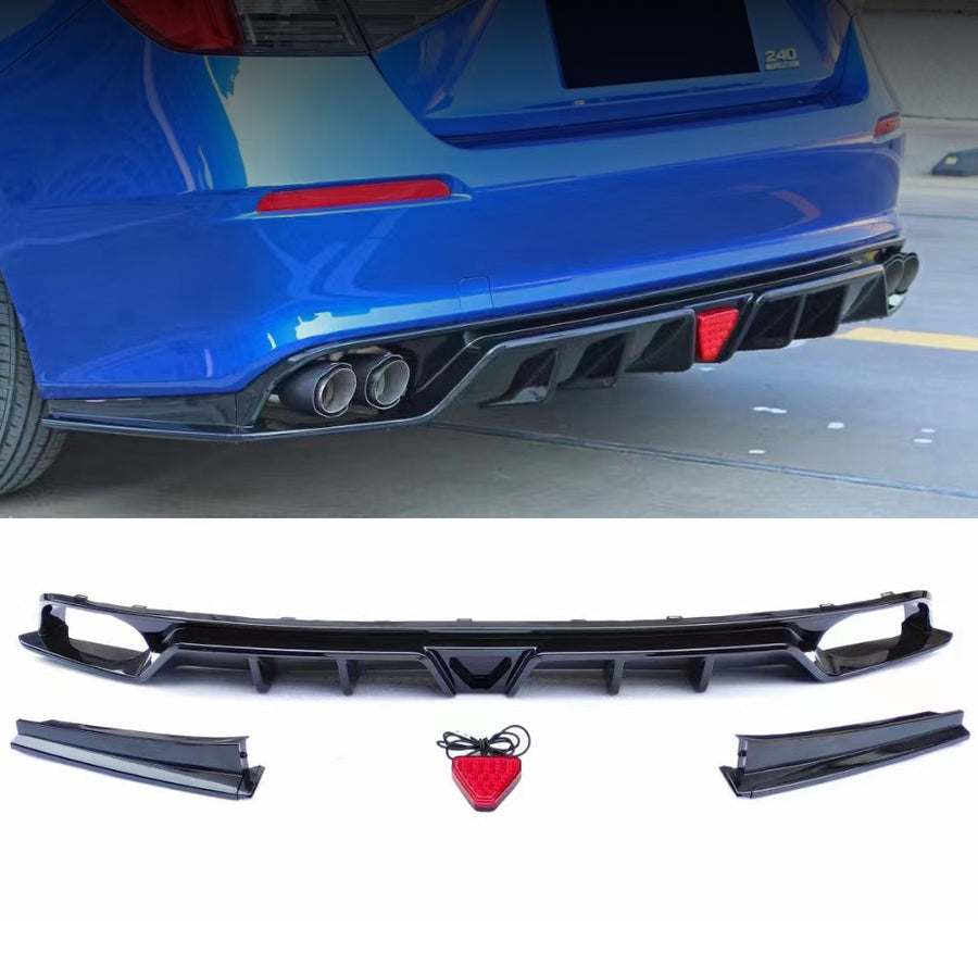 2022-2026 Honda Civic 11th Gen Sedan Rear Diffuser V3 | HiRev Sports