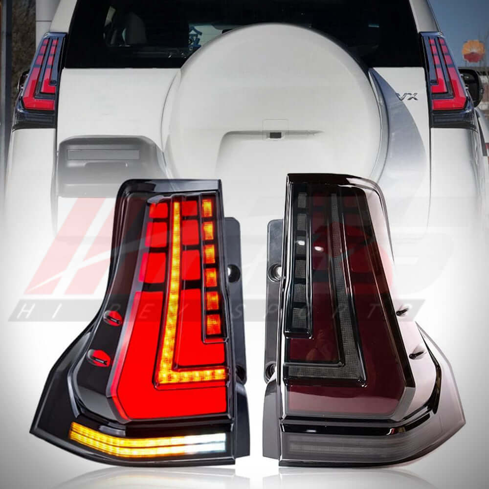 HRS 2010-20 Lexus GX Series LED Tail Lights - Smoke