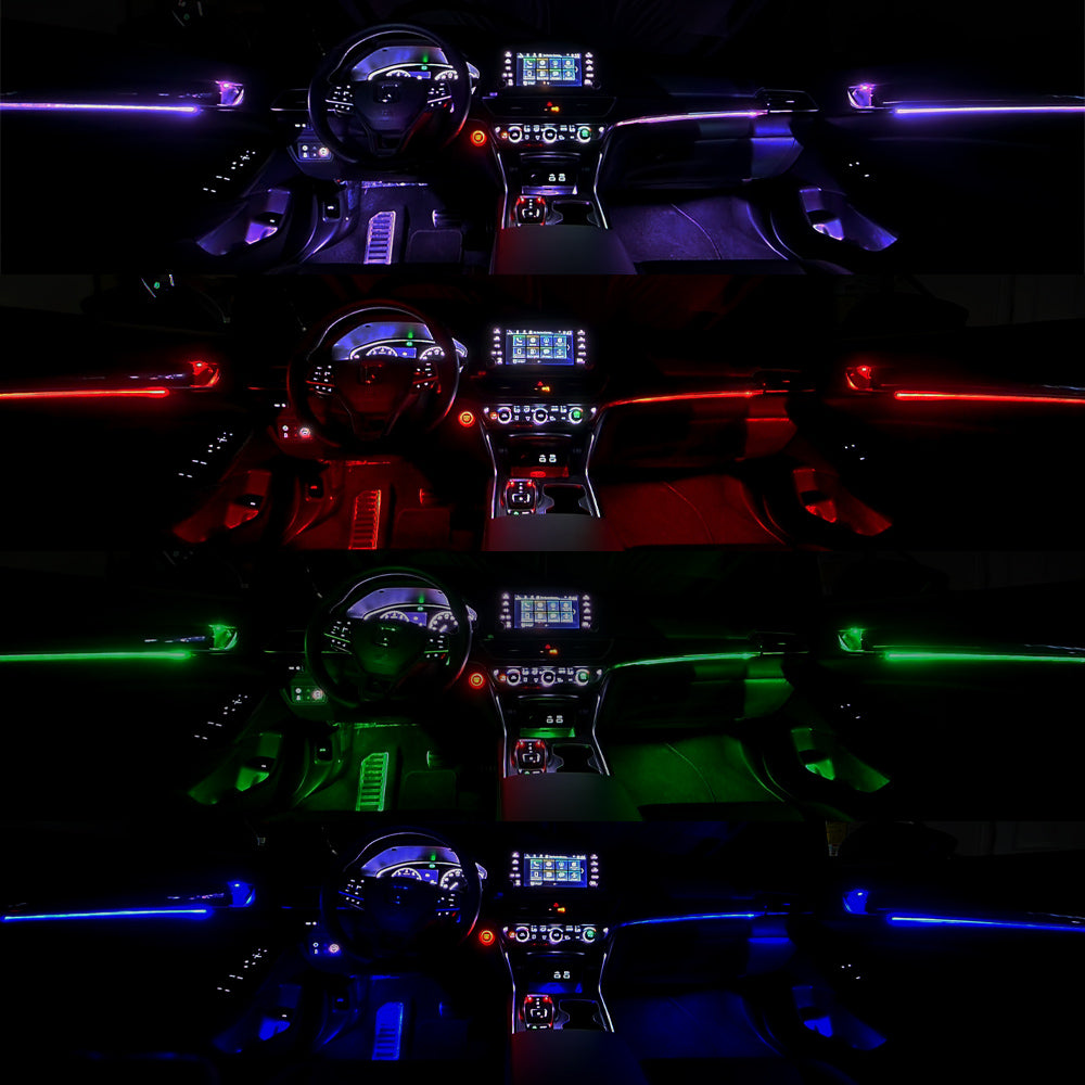 HRS 2018-22 Honda Accord Ambient Lighting Kit - 64 Colors RGB