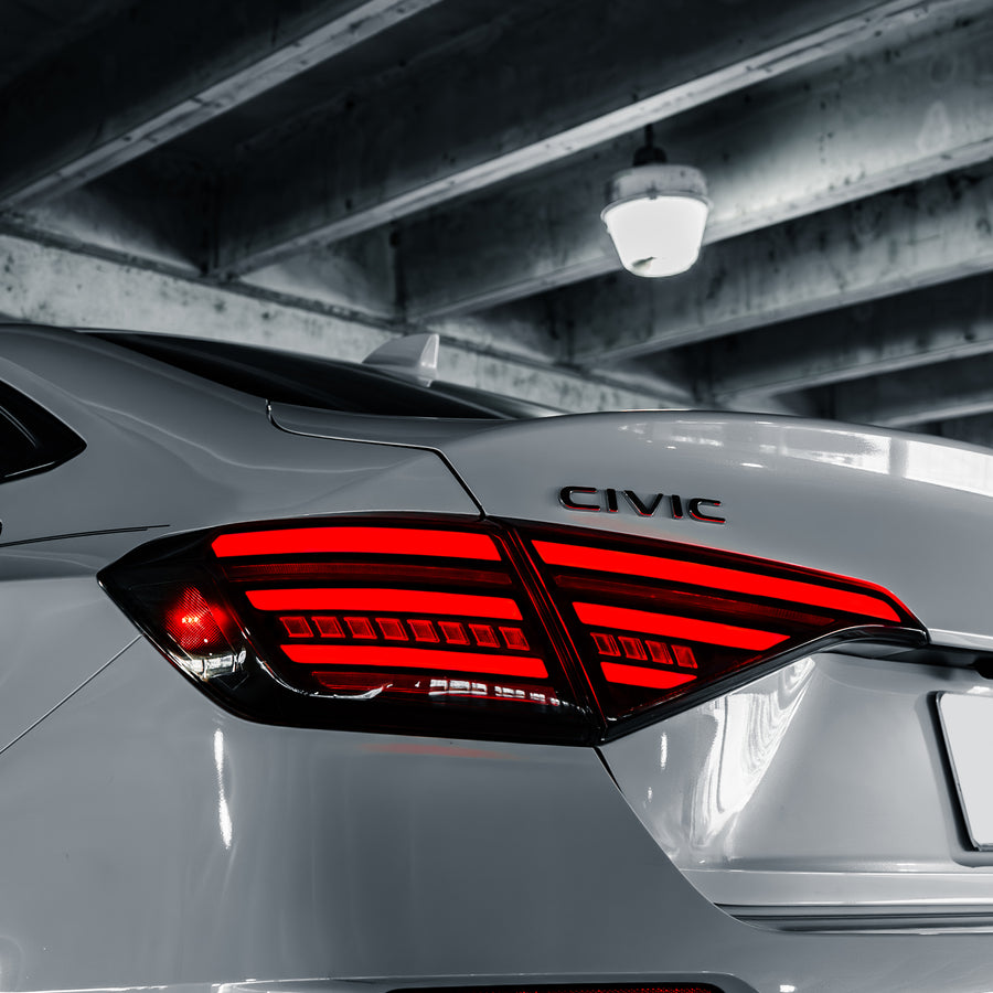 2022-2026 Honda Civic 11th Gen Sedan LED Tail Lights Elite Series | HiRev Sports