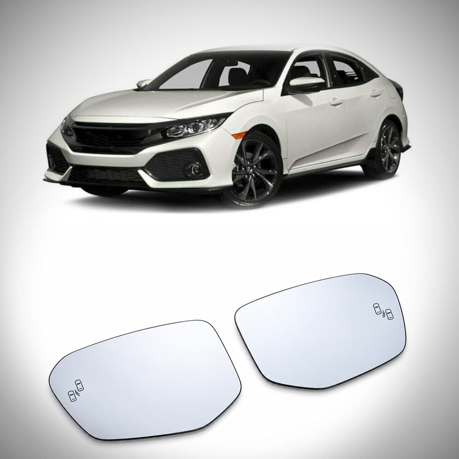 2017-2021 Honda Civic 10th Gen Wide Mirrors Elite Series | HiRev Sports