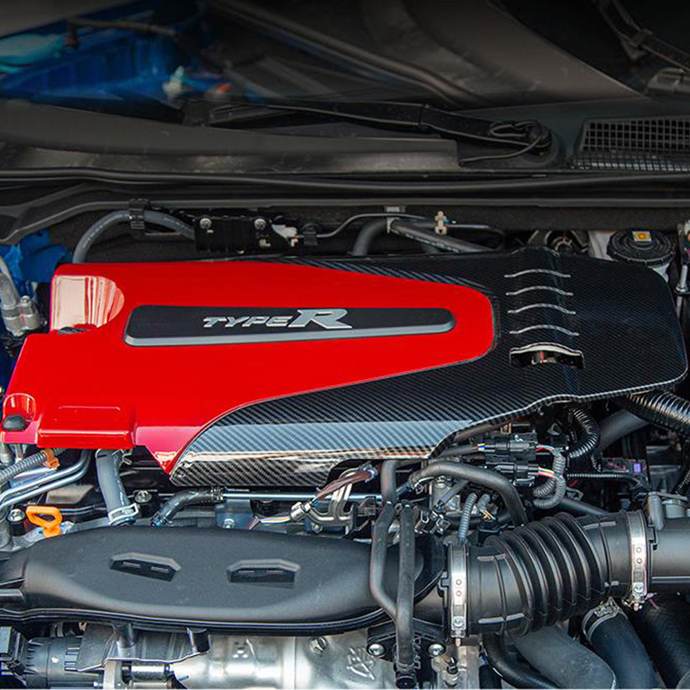 HRS – 2016-22 Honda Civic 10th Gen Sedan Hatchback Accord Type R Style Engine Cover