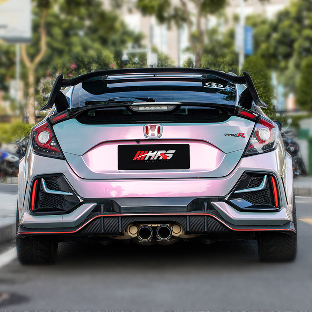 HRS 2017-19 Honda Civic 10th Gen Hatchback FK7 FK8 Type-R Carbon Fiber Spoiler