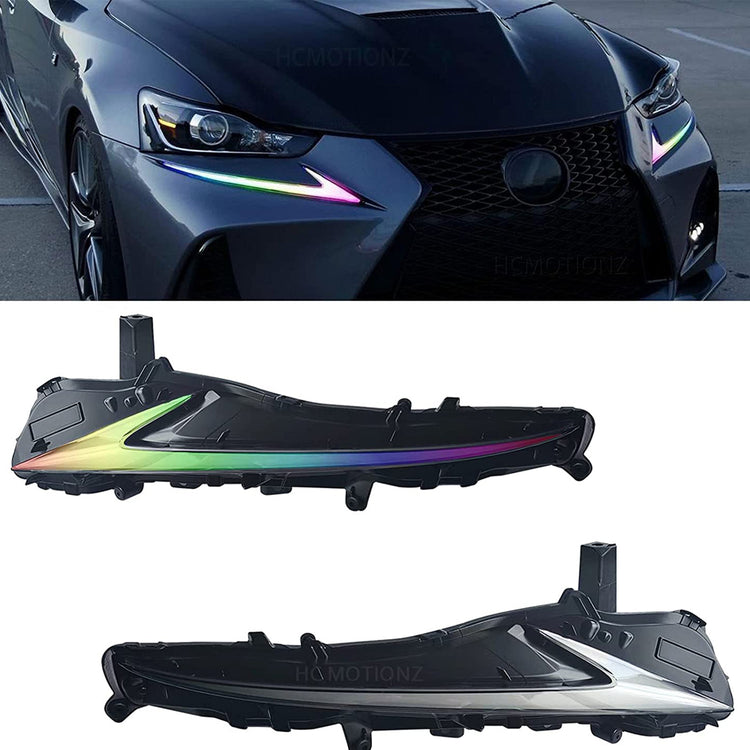 2017-2020 Lexus IS Series RGB Daytime Running Lights | HiRev Sports ...