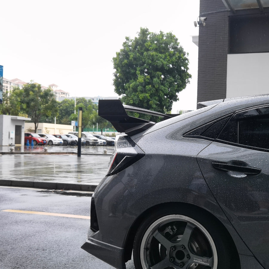 2017-2021 Honda Civic Hatchback FK7 FK8 Mugen Style Carbon Fiber Spoiler | HiRev Sports