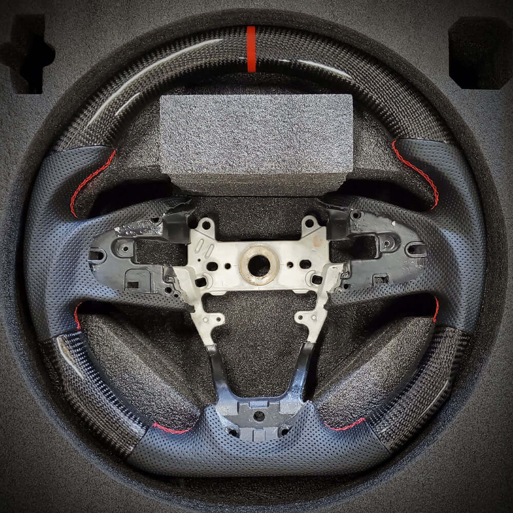 HRS 2016-20 Honda Civic 10th Gen Sedan FK7 FK8 Carbon Fiber Steering Wheel