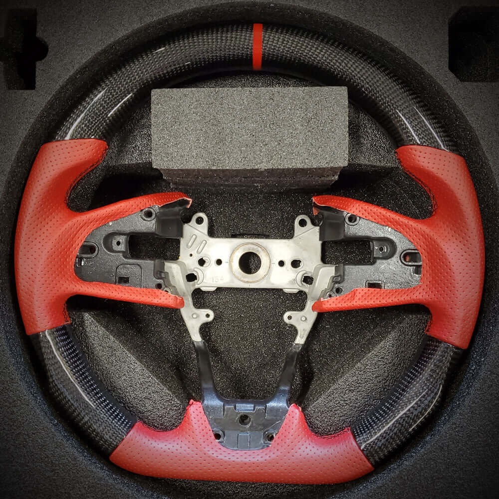 HRS 2016-20 Honda Civic 10th Gen Sedan FK7 FK8 Carbon Fiber Steering Wheel