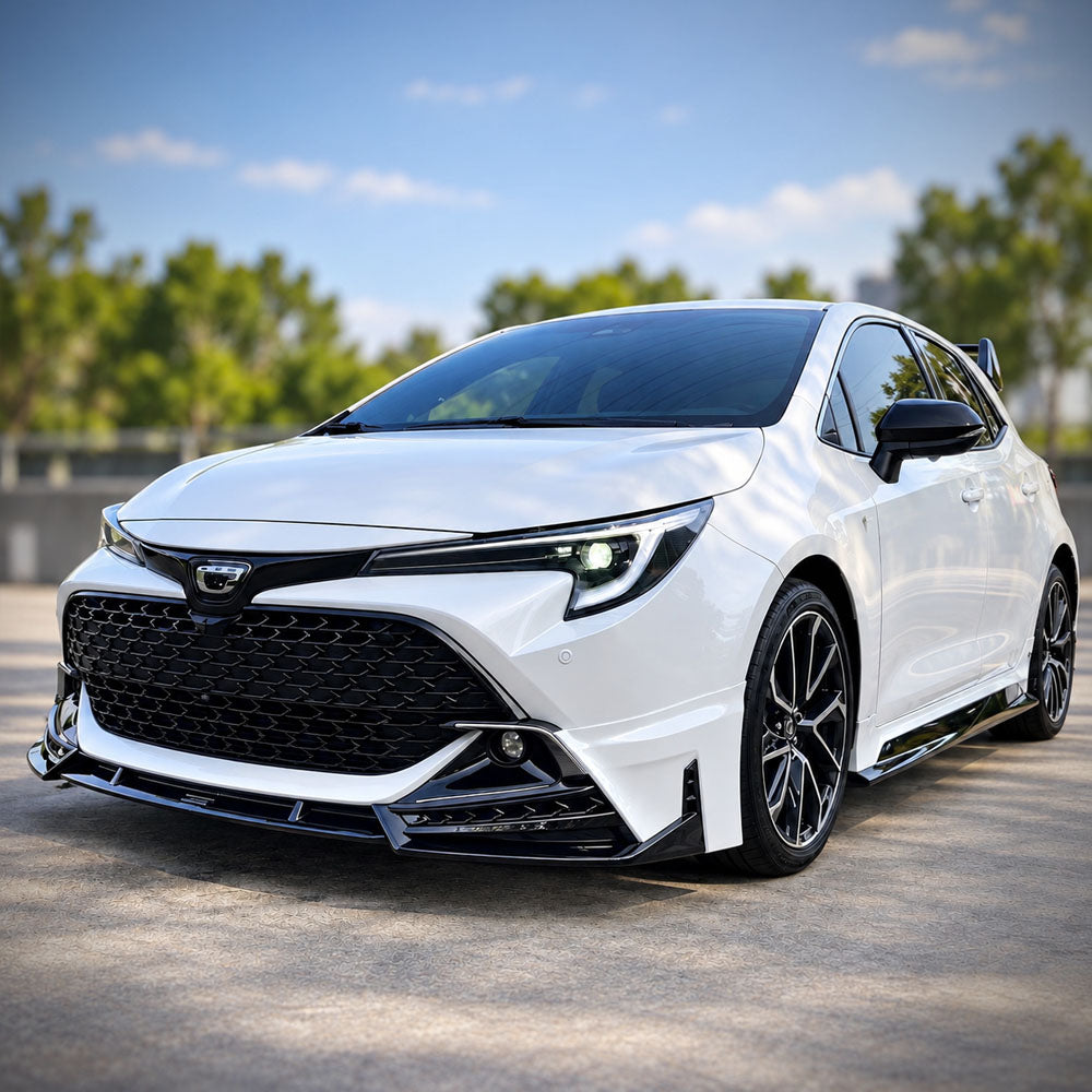 YOFER side skirt set for Toyota Corolla Hatchback – vehicle exterior detail