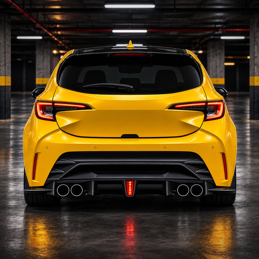 Toyota Corolla Hatchback with YOFER rear diffuser – rear styling