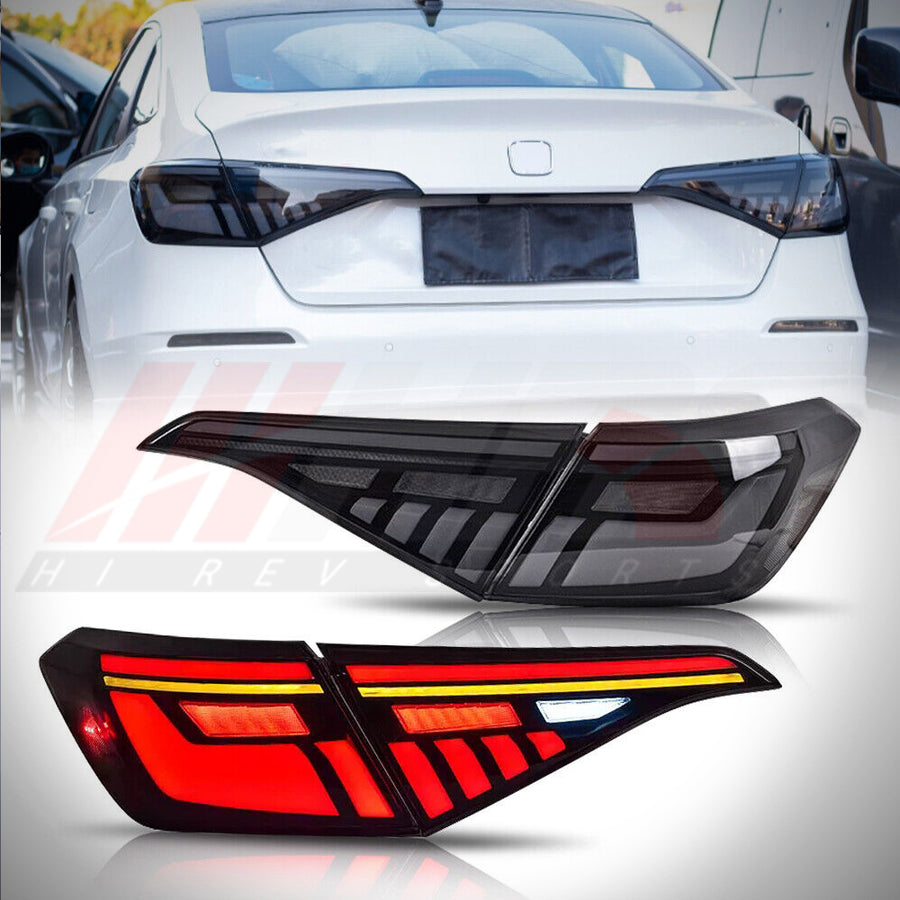 2022-2026 Honda Civic 11th Gen Sedan LED Tail Lights V2 | HiRev Sports