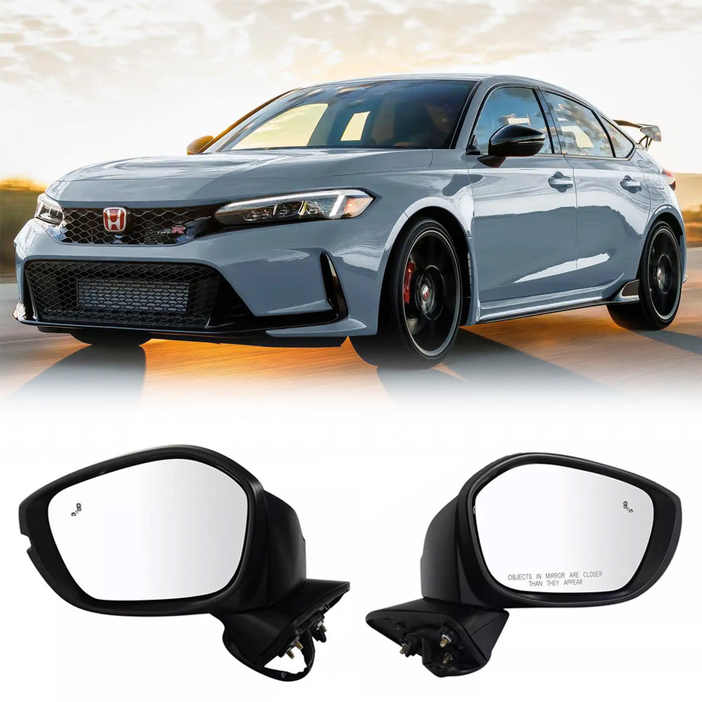 HRS 2022-24 Honda Civic 11th Gen Sedan/Hatchback Power Folding Mirrors - The Elite Series