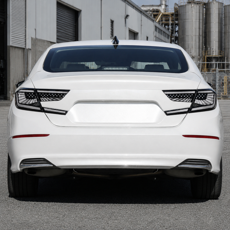 2018-2022 Honda Accord V3 LED tail lights with clear turn signals