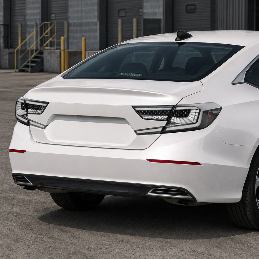 2018-2022 Honda Accord V3 LED tail lights with clear turn signals