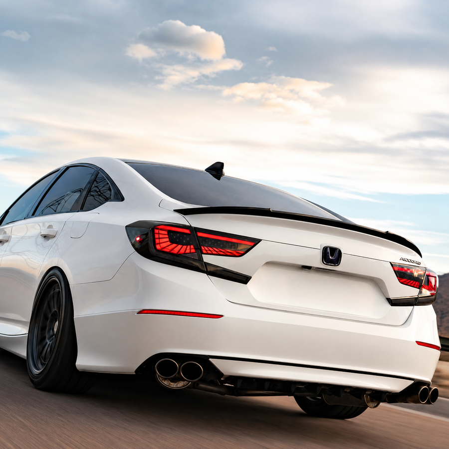 2018-2022 Honda Accord V3 LED tail lights with clear turn signals