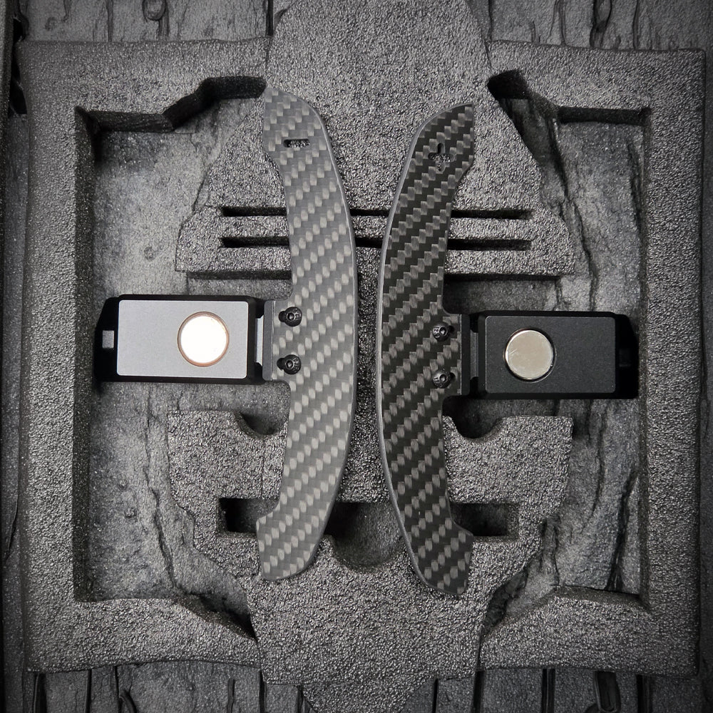 2018-2026 Lexus LC500 Magnetic Carbon Fiber Paddle Shifters | HiRev Sports