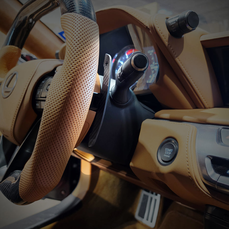 2018-2026 Lexus LC500 Magnetic Carbon Fiber Paddle Shifters | HiRev Sports