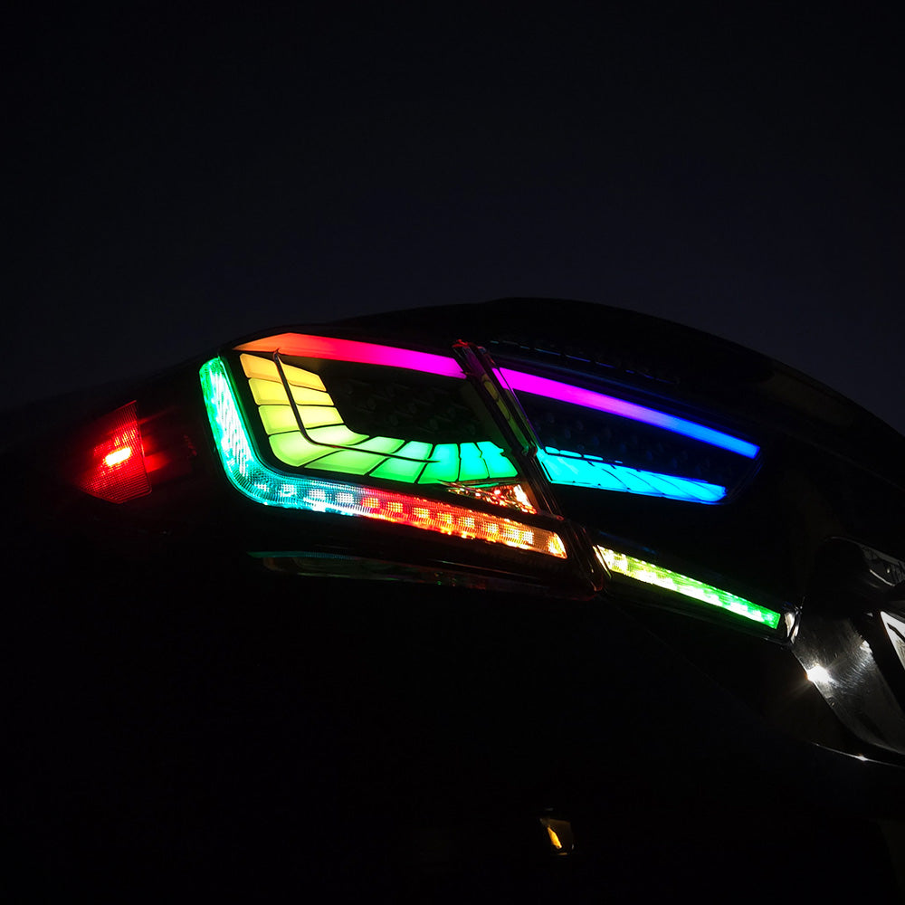 HRS 2018-22 Honda Accord LED Tail Lights V3 - FULL RGB