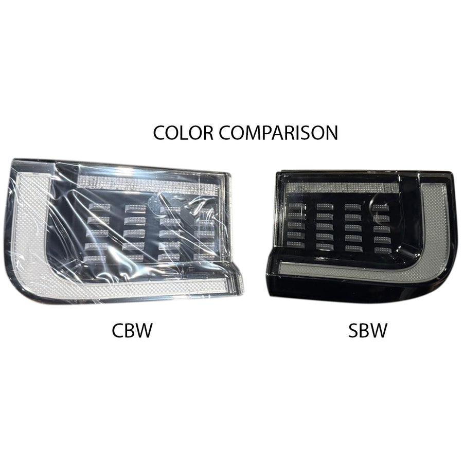2015–2018 Lexus RC Elite Series tail lights comparison