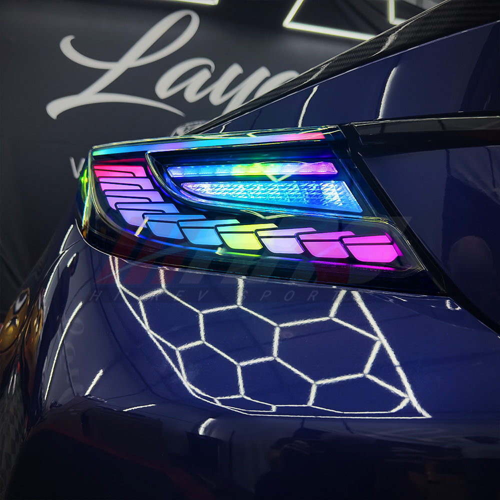 HRS 2022-25 Toyota GR86 - Subaru BRZ LED Tail Lights - The Elite Series - RGB