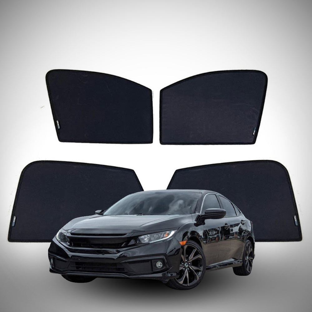 HRS 2016-21 Honda Civic 10th Gen Sedan Windows Sun Shades